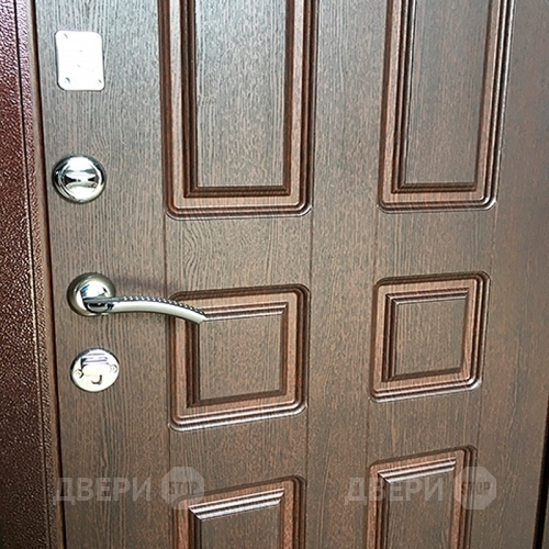 Входная металлическая Дверь Ратибор Комфорт Орех премиум в Люберцах