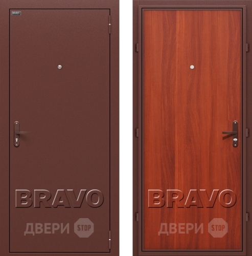 Входная металлическая Дверь Bravo Оптим Билд в Люберцах