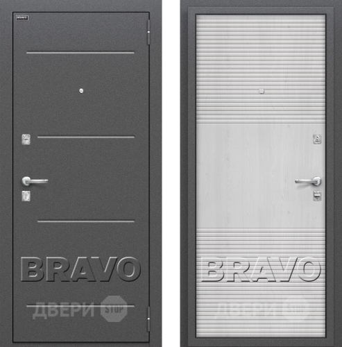 Входная металлическая Дверь Bravo Оптим Фит Pine Feelwood в Люберцах