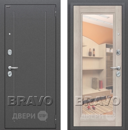 Входная металлическая Дверь Bravo Оптим Флэш Капучино в Люберцах