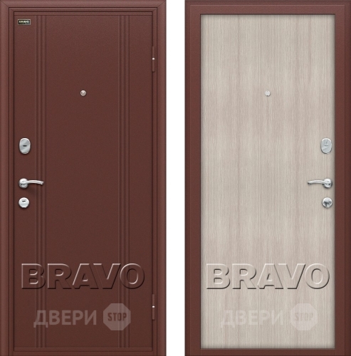 Входная металлическая Дверь Bravo Оптим Door Out 201 Капучино в Люберцах