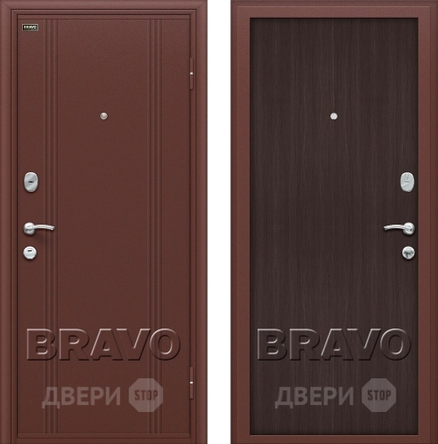 Входная металлическая Дверь Bravo Оптим Door Out 201 Венге в Люберцах