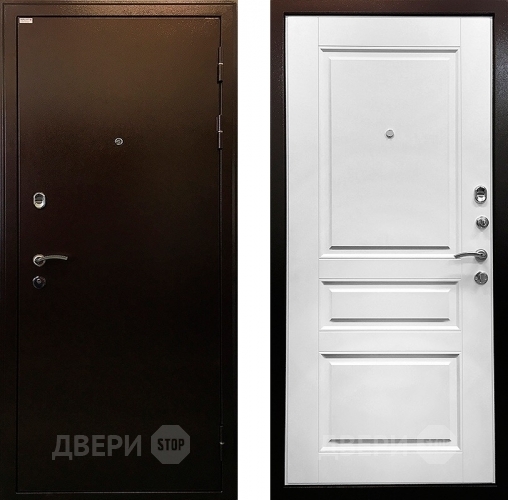 Входная металлическая Дверь Ратибор Статус 3К Белый Ясень в Люберцах