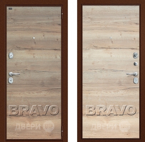 Дверь Groff Т3-300 Tobacco Oak/Natural Oak в Люберцах