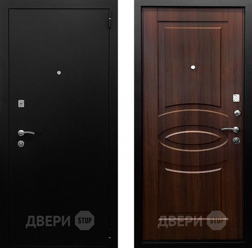 Входная металлическая Дверь Ратибор Классик 3К Орех бренди в Люберцах