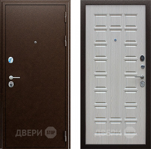 Входная металлическая Дверь АСД Спартак Белёный дуб в Люберцах