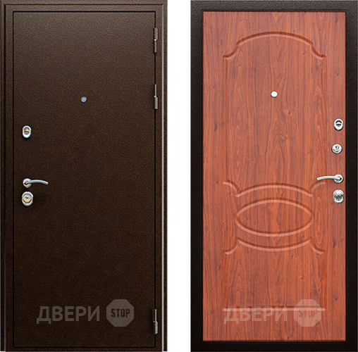 Входная металлическая Дверь АСД Грация Орех темный в Люберцах
