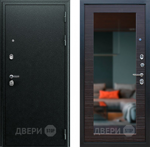 Входная металлическая Дверь АСД Next-1 с зеркалом Венге поперечный в Люберцах