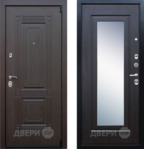 Входная металлическая Дверь АСД Викинг с зеркалом Венге в Люберцах