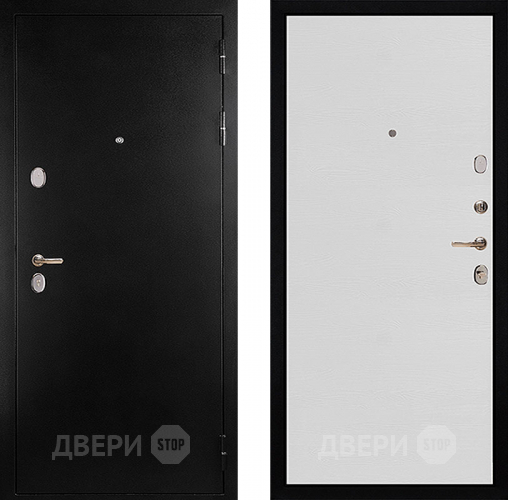 Входная металлическая Дверь Сударь С-505 Титан Белёный дуб  в Люберцах