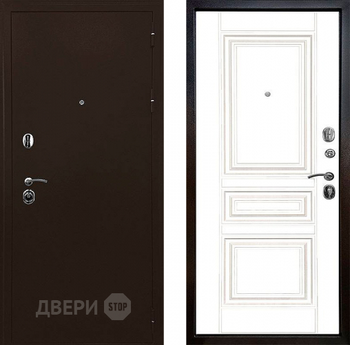 Входная металлическая Дверь Ратибор Рим 3К Белый матовый в Люберцах