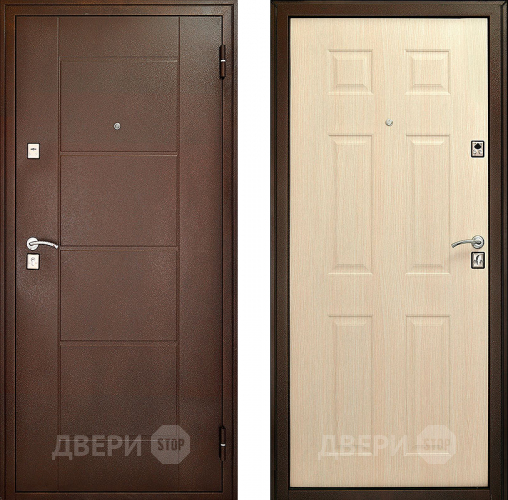 Входная металлическая Дверь Форпост Модель 73 Беленый дуб в Люберцах