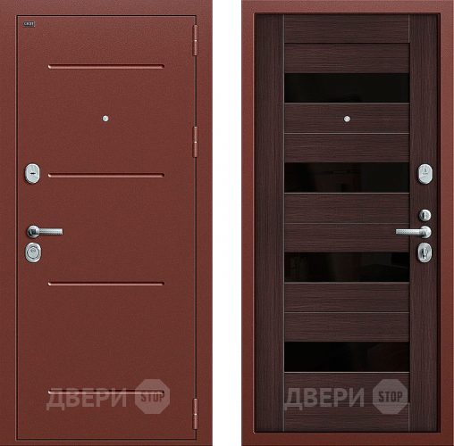 Входная металлическая Дверь Groff Т2-223 Wenge Veralinga в Люберцах