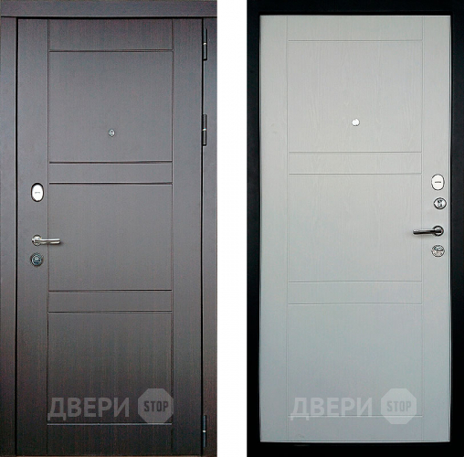 Входная металлическая Дверь Дверной Континент Тепло - Макс Белое дерево в Люберцах