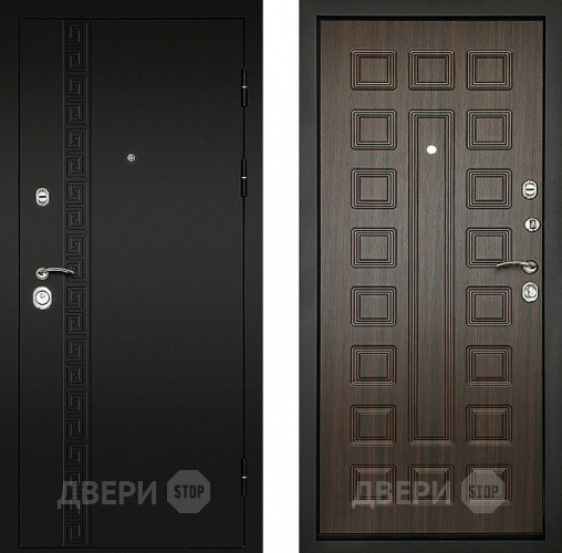 Входная металлическая Дверь (Дверной Континент) Сити - 3К Венге в Люберцах