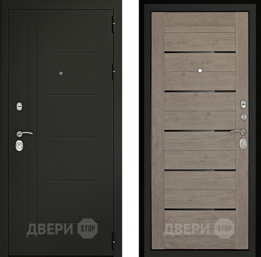 Входная металлическая Дверь (Дверной Континент) Сити - С3К Лиственница серая в Люберцах