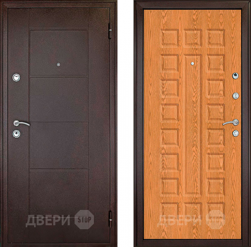 Входная металлическая Дверь Форпост Квадро Дуб золотой в Люберцах