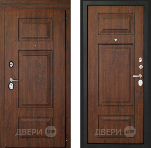 Входная металлическая Дверь (Дверной Континент) Порта Темный орех в Люберцах