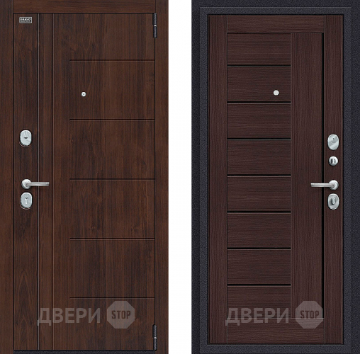 Входная металлическая Дверь Bravo Оптим Модерн Wenge Veralinga в Люберцах