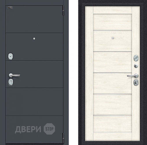 Входная металлическая Дверь Bravo Порта S-3 4/Л22 Nordic Oak в Люберцах