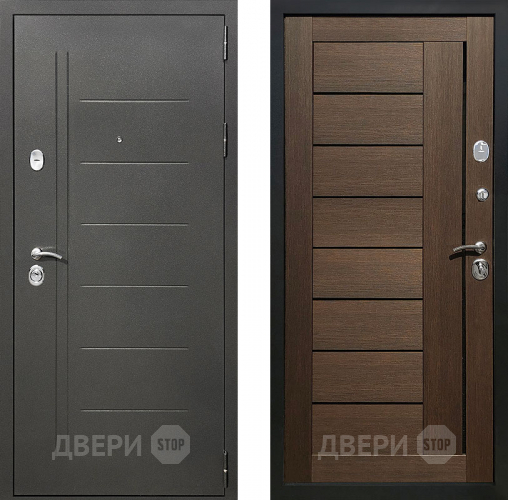 Входная металлическая Дверь Престиж Профи Венге в Люберцах
