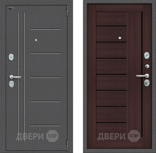 Входная металлическая Дверь Bravo Porta S-2 109/П29 Венге в Люберцах