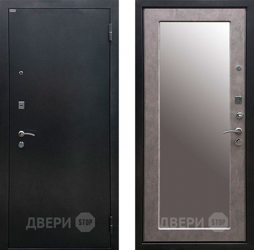 Дверь Ратибор Классик 3К с зеркалом Бетон светлый в Люберцах