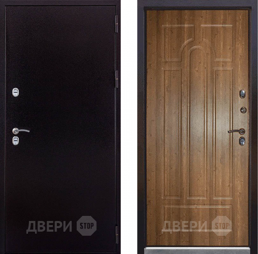 Дверь Заводская Урал Термо Орех Кантри (с терморазрывом) в Люберцах