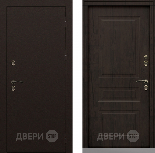 Входная металлическая Дверь Сибирь Термо-Стандарт тиковое дерево в Люберцах