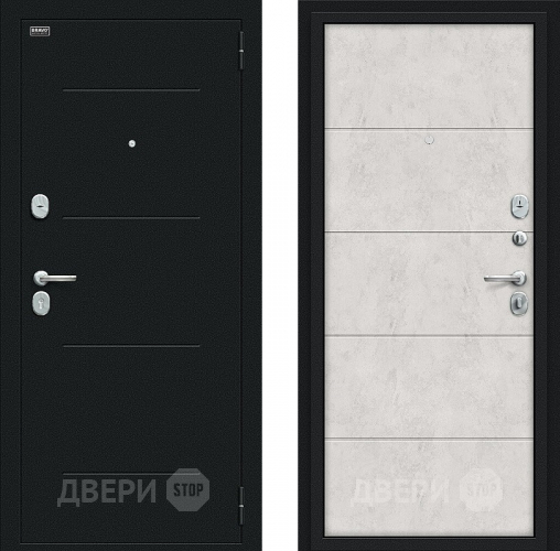 Дверь Bravo Граффити-1 Букле черное/Look Art в Люберцах
