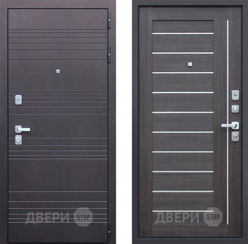 Дверь АСД Дуэт Орех рифленый в Люберцах