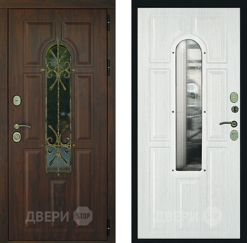 Входная металлическая Дверь Дверной Континент Лион Альберо Браш в Люберцах