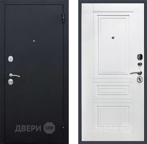 Дверь Локо 3к антик серебро/ белое дерево в Люберцах