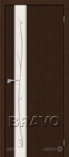 Межкомнатная дверь Глейс-1 Twig (3D Wenge) в Люберцах