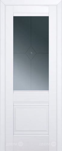 Межкомнатная дверь ProfilDoors 2U аляска (графит) в Люберцах