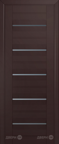 Межкомнатная дверь ProfilDoors 48U темно-коричневый (графит) в Люберцах