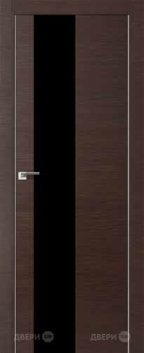 Межкомнатная дверь ProfilDoors 5Z венге кроскут (черный лак) в Люберцах