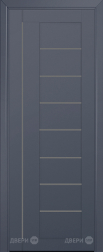 Межкомнатная дверь ProfilDoors 17U антрацит (графит) в Люберцах