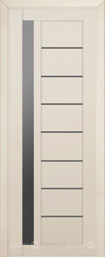 Межкомнатная дверь ProfilDoors 37U магнолия сатинат (графит) в Люберцах