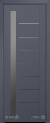 Межкомнатная дверь ProfilDoors 37U антрацит (графит) в Люберцах