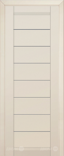 Межкомнатная дверь ProfilDoors 71U магнолия сатинат (графит) в Люберцах