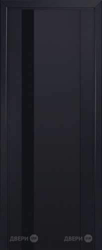 Межкомнатная дверь ProfilDoors 62U черный (черный лак) в Люберцах