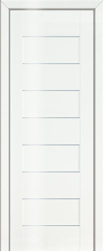 Межкомнатная дверь ProfilDoors 45L белый люкс (графит) в Люберцах