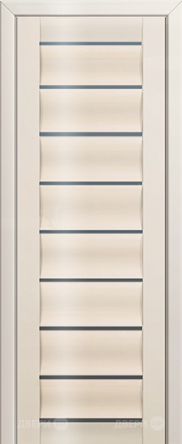 Межкомнатная дверь ProfilDoors 76L магнолия люкс (графит) в Люберцах