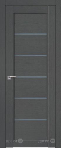 Межкомнатная дверь ProfilDoors 2-76 XN Грувд (графит) в Люберцах