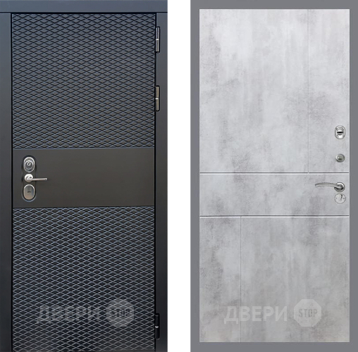 Дверь Стоп БЛЭК CISA ФЛ-290 Бетон светлый в Люберцах