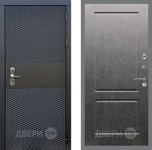 Дверь Стоп БЛЭК CISA ФЛ-117 Штукатурка графит в Люберцах