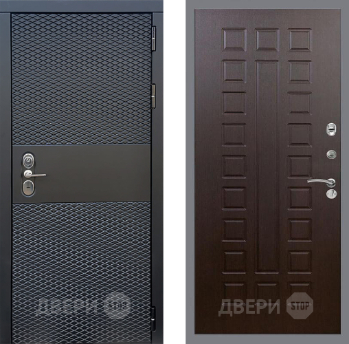 Входная металлическая Дверь Стоп БЛЭК CISA ФЛ-183 Венге в Люберцах