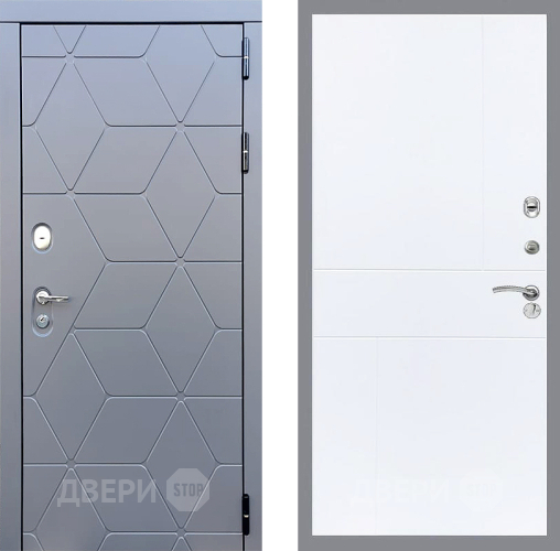 Дверь Стоп КОСМО ФЛ-290 Силк Сноу в Люберцах