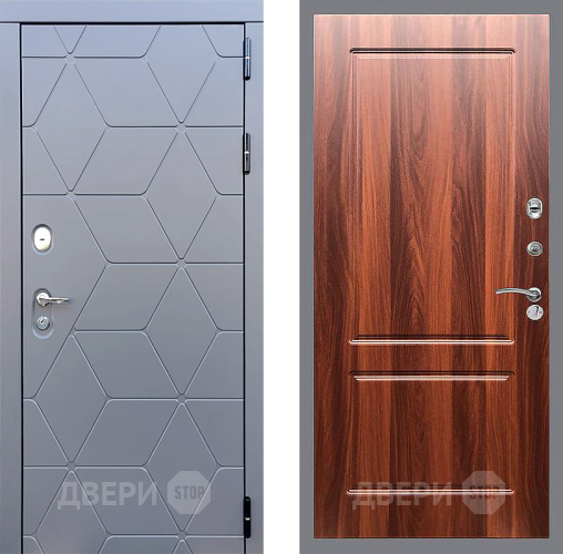Входная металлическая Дверь Стоп КОСМО ФЛ-117 Итальянский орех в Люберцах